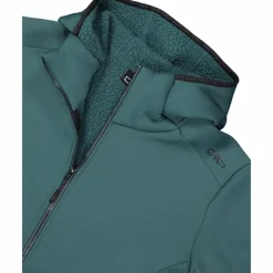 Uomo CMP Pile^Giacca in pelliccetta Stretch Performance da uomo con cappuccio