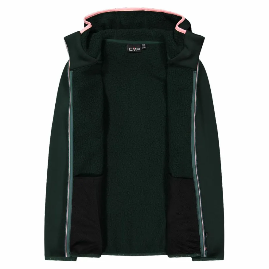 Donna CMP Pile^Giacca in pelliccetta Stretch Performance da donna con cappuccio