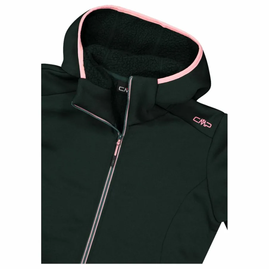 Donna CMP Pile^Giacca in pelliccetta Stretch Performance da donna con cappuccio