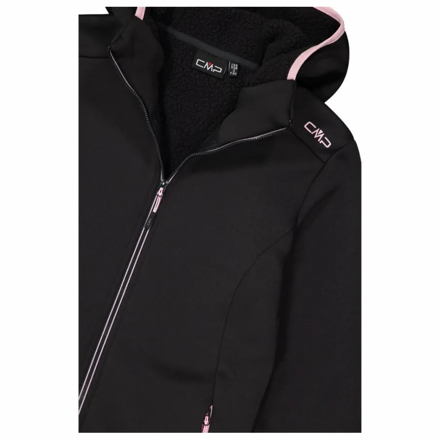 Donna CMP Pile^Giacca in pelliccetta Stretch Performance da donna con cappuccio