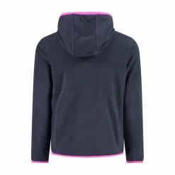 CMP Pile E Felpe^Giacca in pile con zip da bambina color block con cappuccio