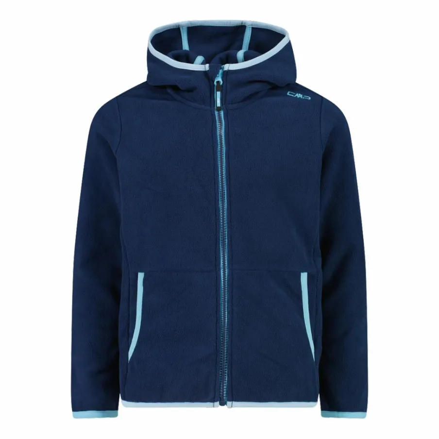 CMP Pile E Felpe^Giacca in pile con zip da bambina color block con cappuccio