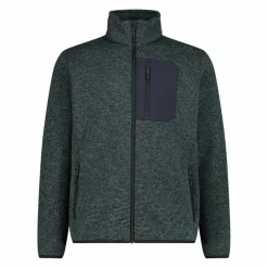 Uomo CMP Pile^Giacca in pile con zip da uomo in knit tech