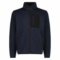 Uomo CMP Pile^Giacca in pile con zip da uomo in knit tech