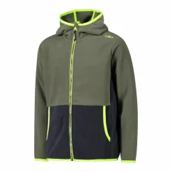 Bambino CMP Pile E Felpe^Giacca in pile con zip da bambino color block con cappuccio