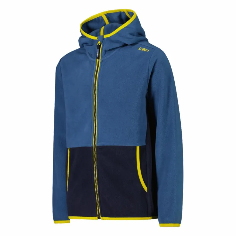 Bambino CMP Pile E Felpe^Giacca in pile con zip da bambino color block con cappuccio