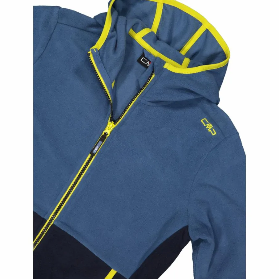 Bambino CMP Pile E Felpe^Giacca in pile con zip da bambino color block con cappuccio