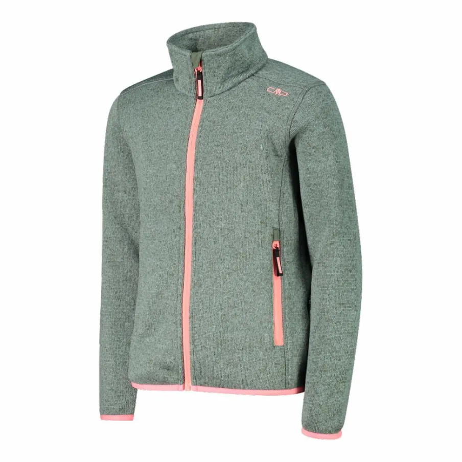 CMP Pile E Felpe^Giacca in pile da bambina in knit-tech