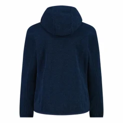 CMP Pile E Felpe^Giacca in pile da bambina in knit-tech mélange con cappuccio