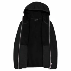 CMP Pile E Felpe^Giacca in pile da bambina in knit tech melange con cappuccio