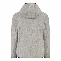 CMP Pile E Felpe^Giacca in pile da bambina in knit tech melange con cappuccio