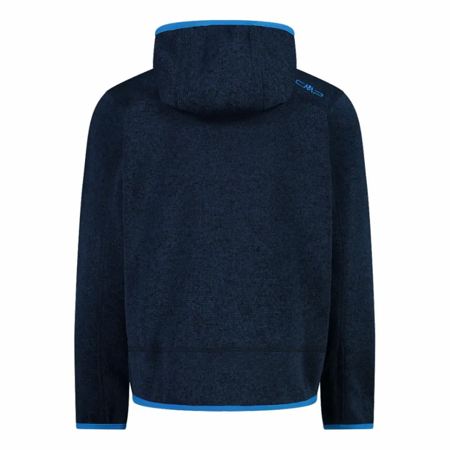 Bambino CMP Pile E Felpe^Giacca in pile da bambino in knit-tech mélange con cappuccio