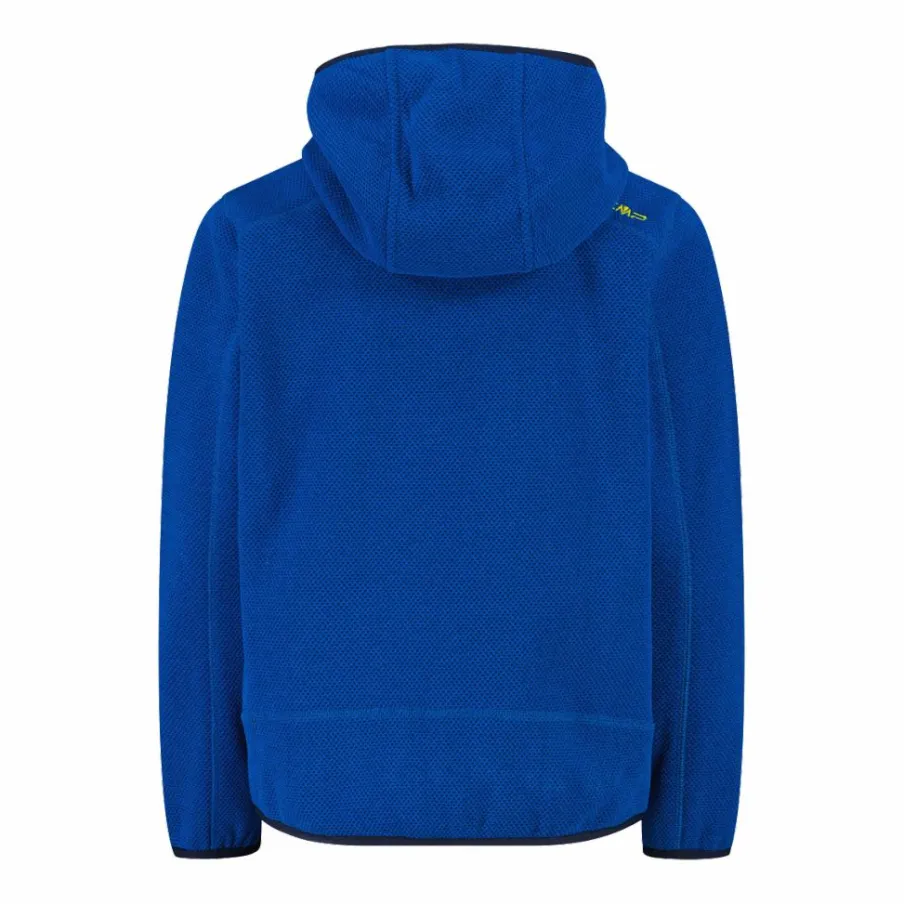 Bambino CMP Pile E Felpe^Giacca in pile da bambino in knit-tech mélange con cappuccio