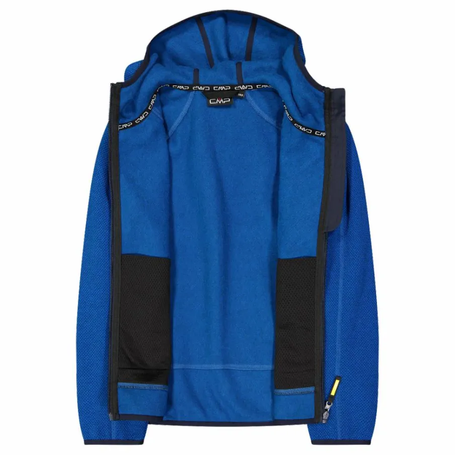 Bambino CMP Pile E Felpe^Giacca in pile da bambino in knit-tech mélange con cappuccio