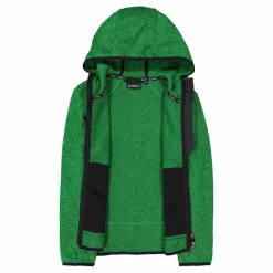 Bambino CMP Pile E Felpe^Giacca in pile da bambino in knit-tech mélange con cappuccio