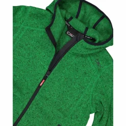 Bambino CMP Pile E Felpe^Giacca in pile da bambino in knit-tech mélange con cappuccio