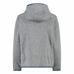 Bambino CMP Pile E Felpe^Giacca in pile da bambino in knit-tech mélange con cappuccio