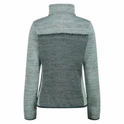 Donna CMP Pile^Giacca in pile da donna in knit tech stampata