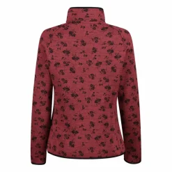 Donna CMP Pile^Giacca in pile da donna in knit tech stampata