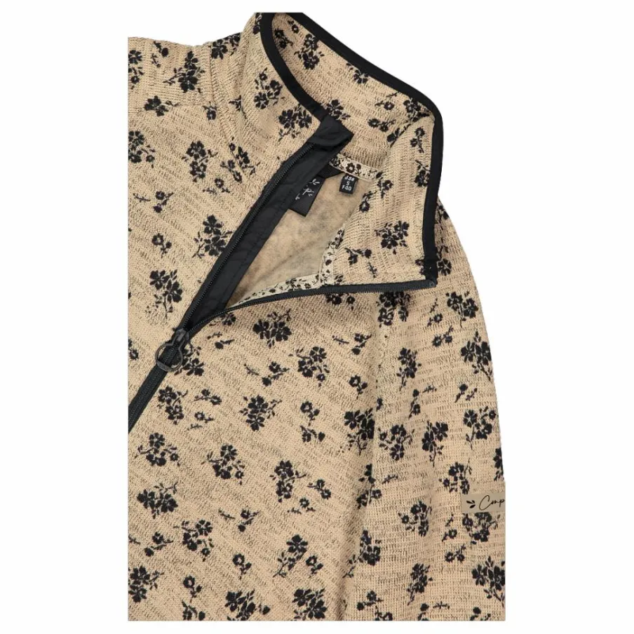 Donna CMP Pile^Giacca in pile da donna in knit tech stampata