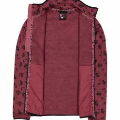 Donna CMP Pile^Giacca in pile da donna in knit tech stampata