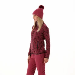 Donna CMP Pile^Giacca in pile da donna in knit tech stampata