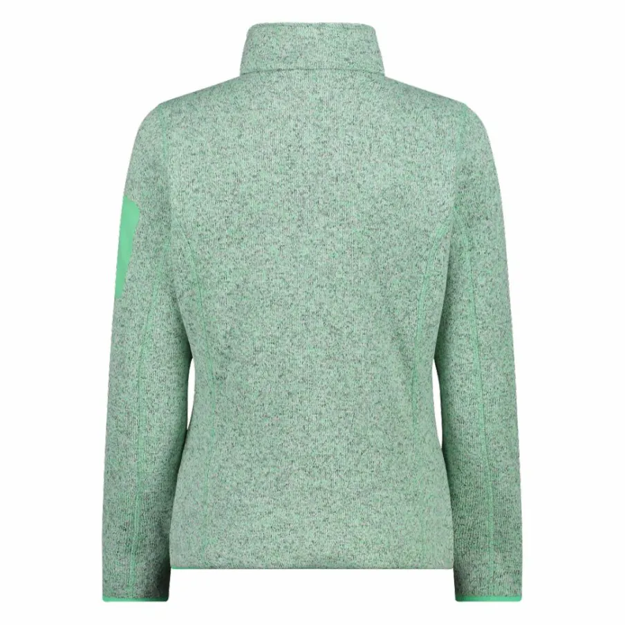 Donna CMP Pile^Giacca in pile da donna in Knit-Tech mèlange