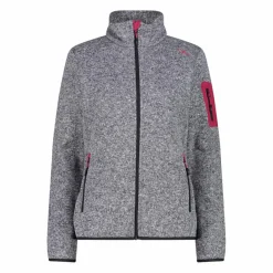 Donna CMP Pile^Giacca in pile da donna in Knit-Tech mèlange