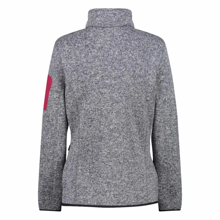 Donna CMP Pile^Giacca in pile da donna in Knit-Tech mèlange