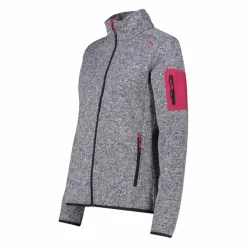 Donna CMP Pile^Giacca in pile da donna in Knit-Tech mèlange
