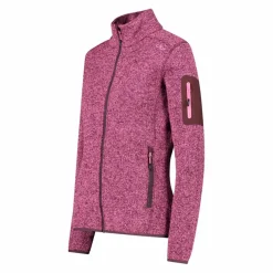 Donna CMP Pile^Giacca in pile da donna in Knit-Tech mèlange