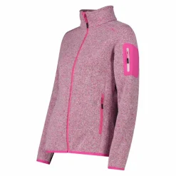 Donna CMP Pile^Giacca in pile da donna in Knit-Tech mèlange