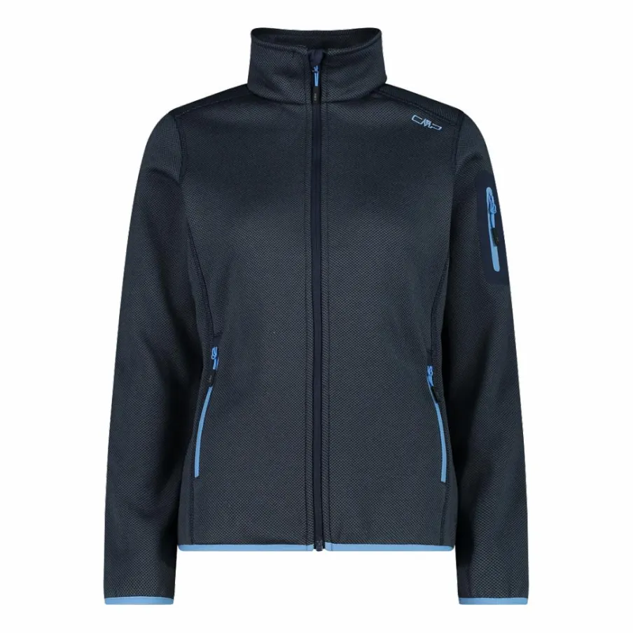 Donna CMP Pile^Giacca in pile da donna in Knit-Tech mèlange