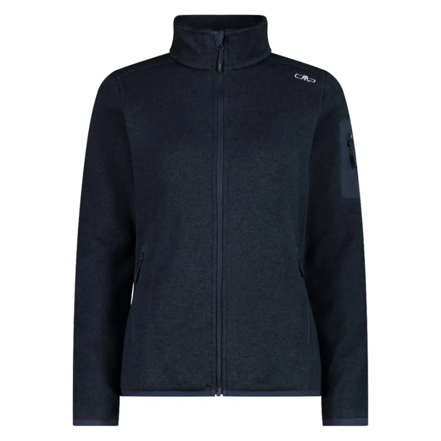 Donna CMP Pile^Giacca in pile da donna in Knit-Tech mèlange