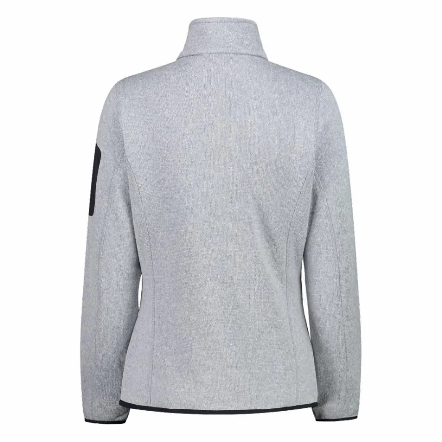 Donna CMP Pile^Giacca in pile da donna in Knit-Tech mèlange