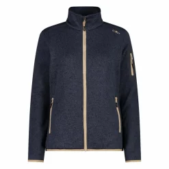 Donna CMP Pile^Giacca in pile da donna in Knit-Tech mèlange