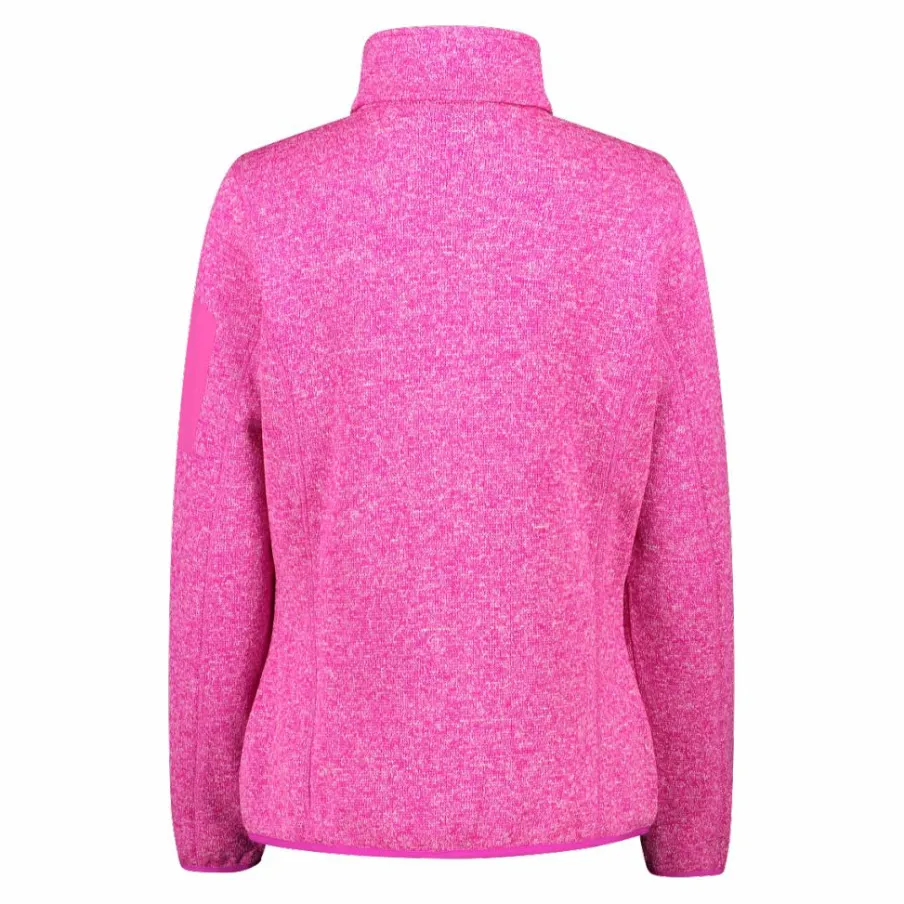 Donna CMP Pile^Giacca in pile da donna in Knit-Tech mèlange