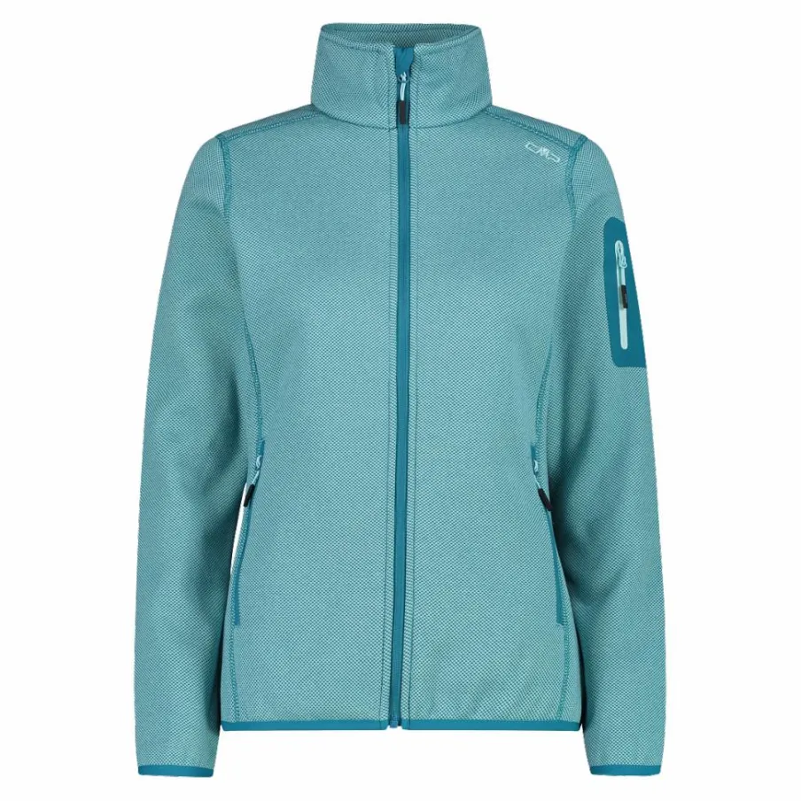 Donna CMP Pile^Giacca in pile da donna in Knit-Tech mèlange