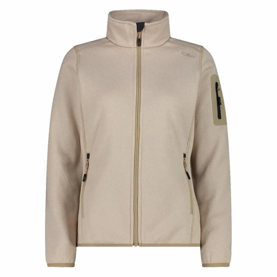 Donna CMP Pile^Giacca in pile da donna in Knit-Tech mèlange