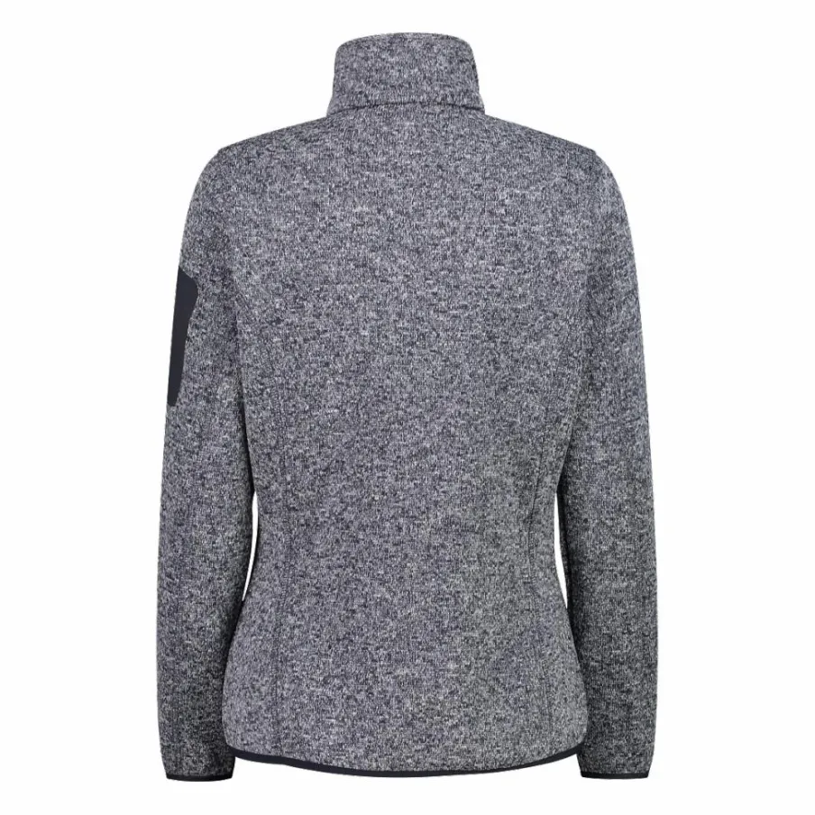 Donna CMP Pile^Giacca in pile da donna in Knit-Tech mèlange