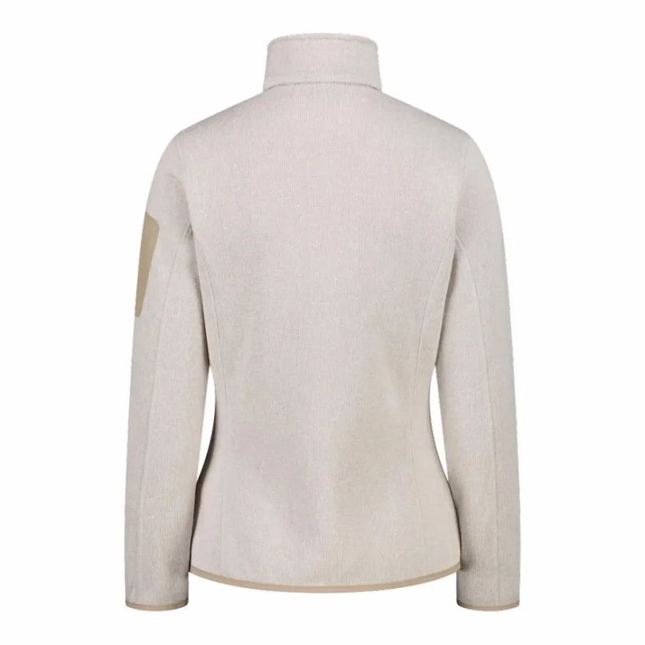 Donna CMP Pile^Giacca in pile da donna in Knit-Tech mèlange