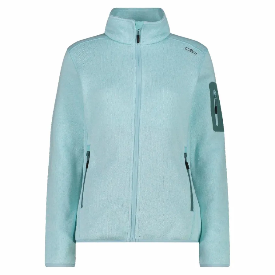 Donna CMP Pile^Giacca in pile da donna in Knit-Tech mèlange