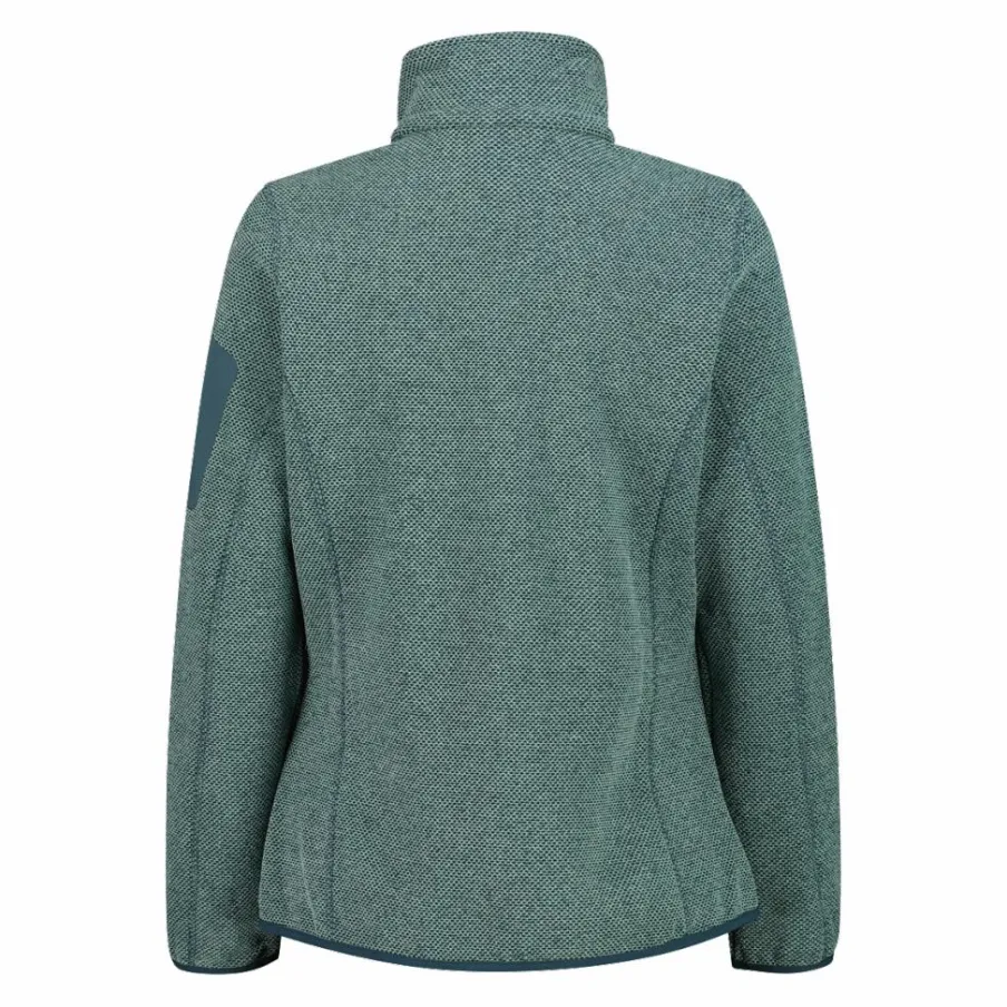 Donna CMP Pile^Giacca in pile da donna in Knit-Tech mèlange