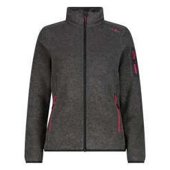 Donna CMP Pile^Giacca in pile da donna in Knit-Tech mèlange