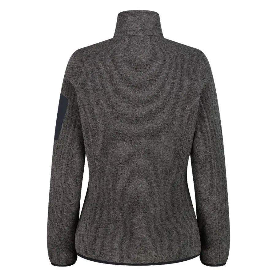 Donna CMP Pile^Giacca in pile da donna in Knit-Tech mèlange