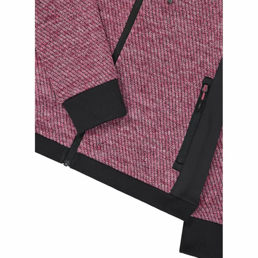 Donna CMP Pile^Giacca in pile da donna in knit tech