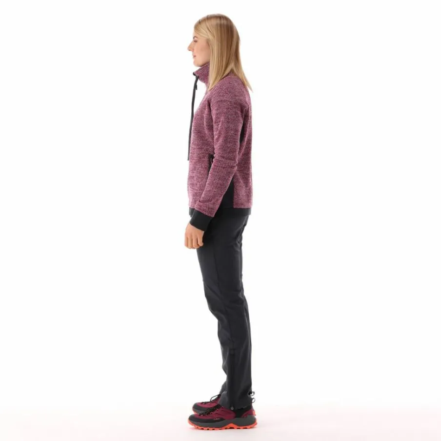 Donna CMP Pile^Giacca in pile da donna in knit tech