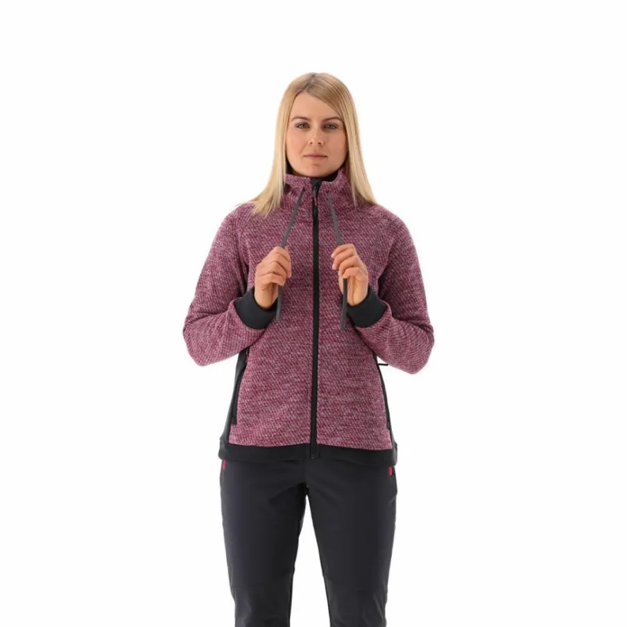 Donna CMP Pile^Giacca in pile da donna in knit tech