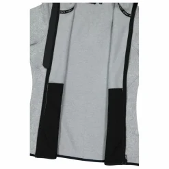 Donna CMP Pile^Giacca in pile da donna in knit-tech mélange con cappuccio