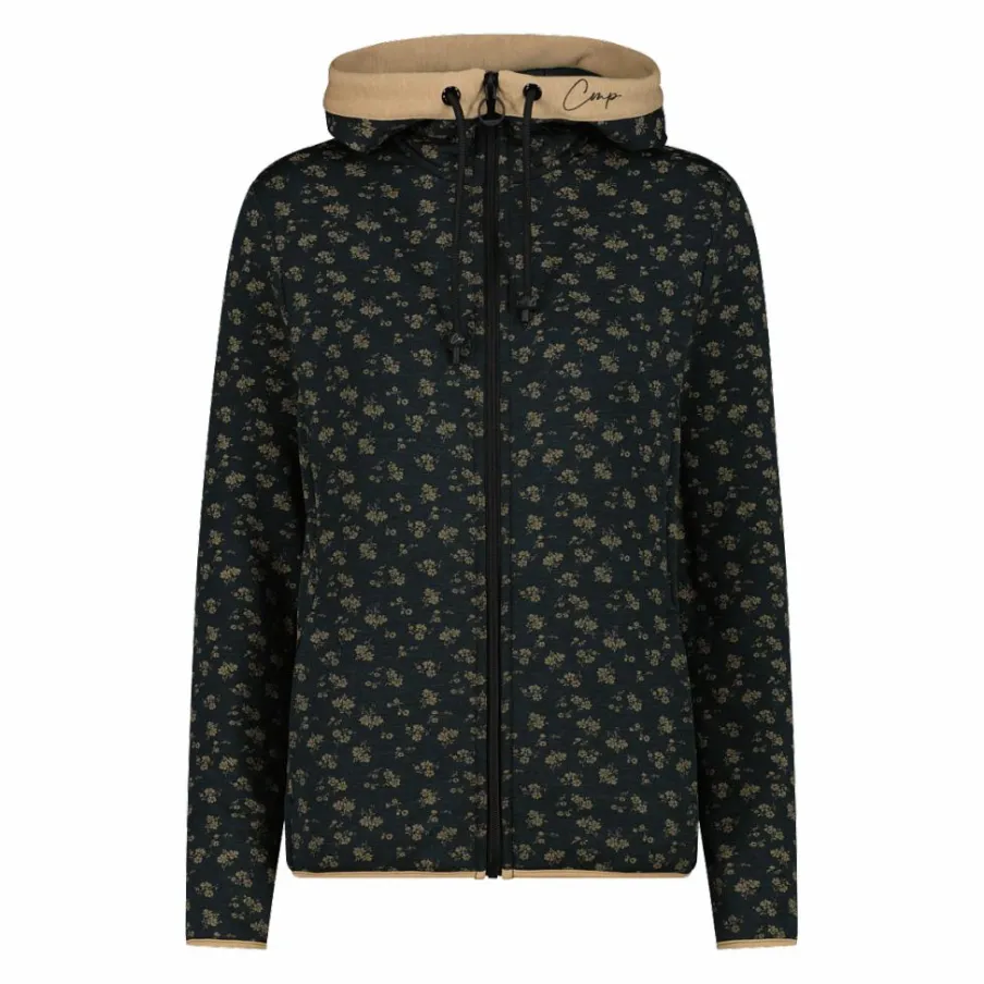 Donna CMP Pile^Giacca in pile da donna stampata con cappuccio